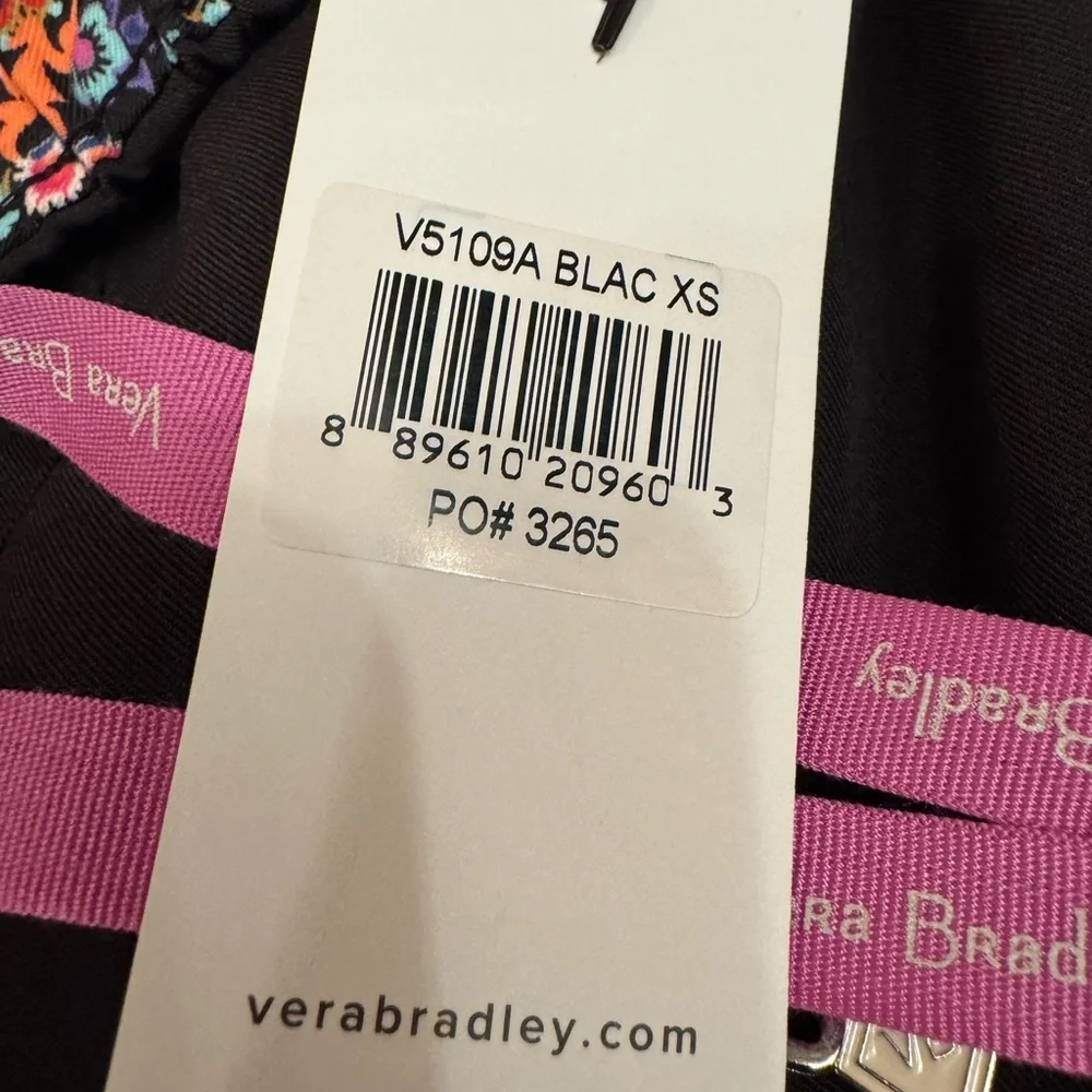 Vera Bradley: Scrub Cargo V5109 Mary Black Pants
